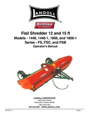 Landoll 1806-1 Operator's Manual