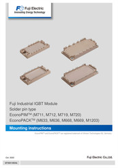 Fuji Electric EconoPIM M711 Mounting Instructions