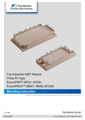 Fuji Electric EconoPACK M648 Mounting Instruction