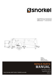 Snorkel MHP1335 Repair Parts Manual