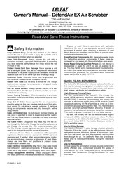Dri-Eaz DefendAir EX Owner's Manual