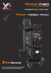 Xcel-Arc RazorWeld Razor TIG320 ACDC Operating Manual