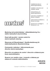 Vetus EHPJSTA Installation Instructions And Operation Manual