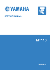 Yamaha MT110 Service Manual