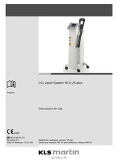 KLS Martin MCO 25 plus Instructions For Use Manual