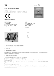 Saunia 46304 Installation And Operation Manual