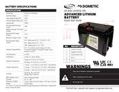 Dometic Go Power! GP-ADV-LiFePO4-100 Quick Start Manual