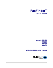 Multitech FaxFinder FF120 Administrator User Manual