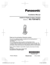 Panasonic KX-TGFA87C Installation Manual