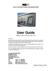 BEAMEX MC5P User Manual