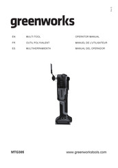 GreenWorks MTG305 Operator's Manual
