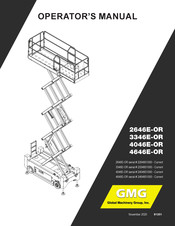 GMG 3346E-OR Operator's Manual