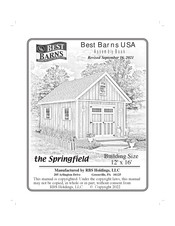 Best Barns Springfield Assembly Book