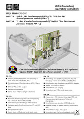 Wisi OM 15A Operating Instructions Manual