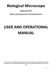 novel XSZ-107T User And Operational Manual