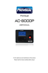 ProVisual AC-8000P User Manual