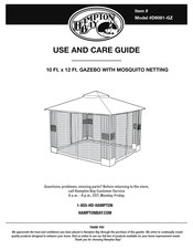 HAMPTON BAY D6081-GZ Use And Care Manual