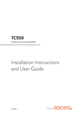 Escea TC950 Installation Instructions And User Manual