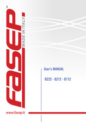 Fasep B222 User Manual