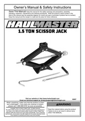HAUL MASTER 66907 Owner's Manual & Safety Instructions