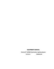 Steris Harmony LED385 Equipment Manual