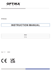 Optika Italy IM Series Instruction Manual