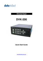 Datavideo DVK-200 Quick Start Manual