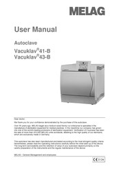 Melag Vacuklab 43-B Manuals | ManualsLib