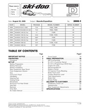 Ski-Doo EXPEDITION V-1000 Manual