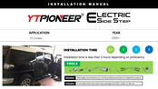 YTPIONEER Electric Side Step Installation Manual
