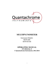 QUANTACHROME INSTRUMENTS MVP-D160E Operating Manual