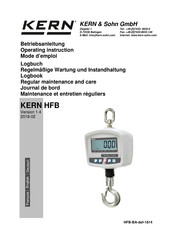 KERN HFB 300K100 Operating Instructions Manual