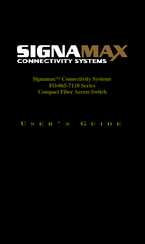 SignaMax FO-065-7110 Series User Manual