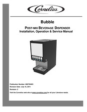 Cornelius Bubble Installation, Operation & Service Manual