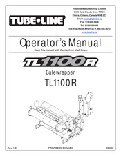 Tubeline TL1100R Operator's Manual