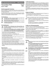 Conrad Electronic 1168852 Manual