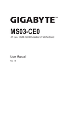 Gigabyte MS03-CE0 User Manual