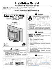 Hearth & Home Quadra-Fire CB1200I-C Installation Manual