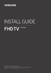 Samsung HG32NJ690W Install Manual