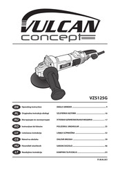 Vulcan Concept VZS125G Operating	 Instruction
