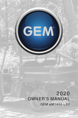 GEM eM1400 LSV 2020 Owner's Manual