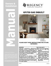 Regency GFi750NG Owners & Installation Manual