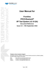 Teledyne Lecroy TLF3000 User Manual