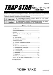 Yoshitake Trap Star TSF-13 Manual
