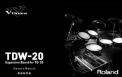 Roland V-Drums TDW-20 Owner's Manual