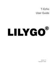 LILYGO T-Echo User Manual