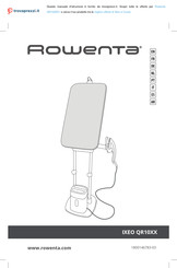 Rowenta IXEO QR10 Series Manual