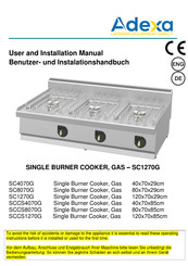 Adexa SC8070G User And Installation Manual