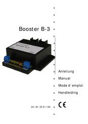 tams elektronik Booster B-3 Manual
