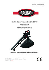 Racing RAC3000EB-A Instruction Manual